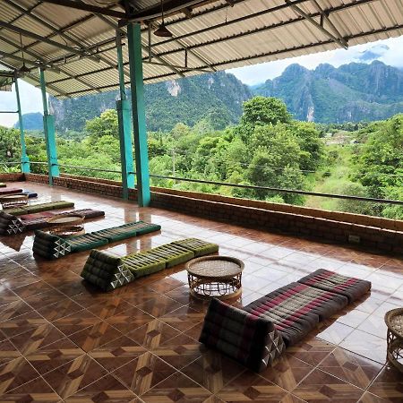 Blue Guesthouse Vang Vieng Eksteriør bilde