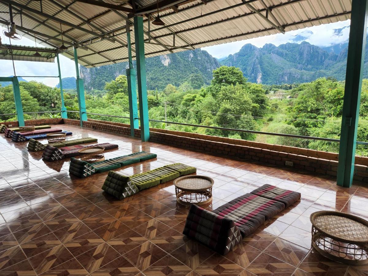 Blue Guesthouse Vang Vieng Eksteriør bilde