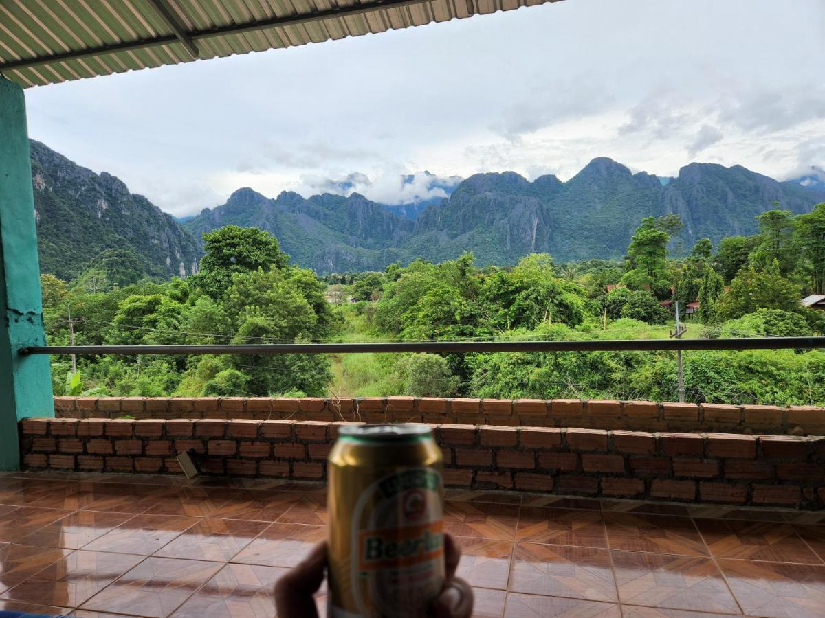 Blue Guesthouse Vang Vieng Eksteriør bilde