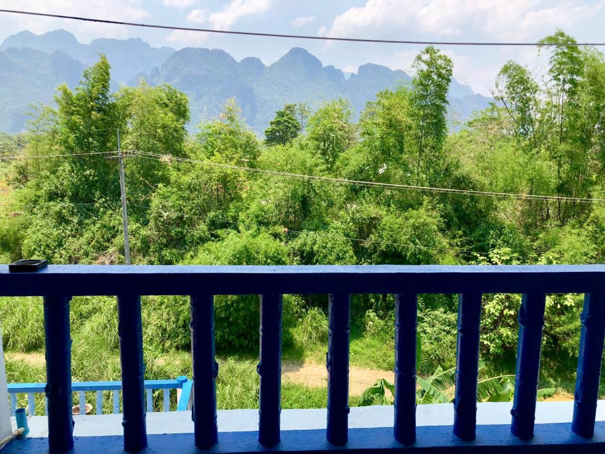 Blue Guesthouse Vang Vieng Eksteriør bilde