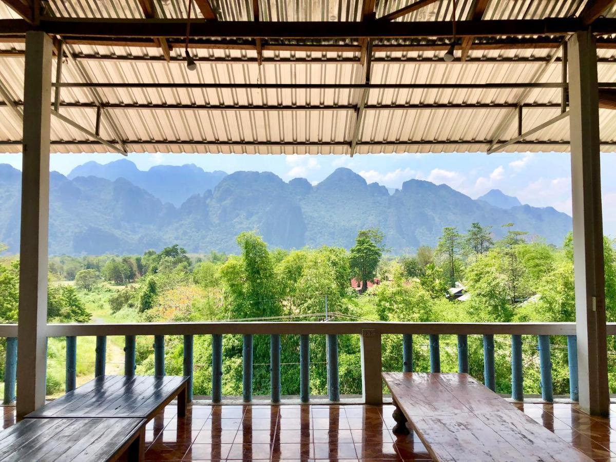 Blue Guesthouse Vang Vieng Eksteriør bilde